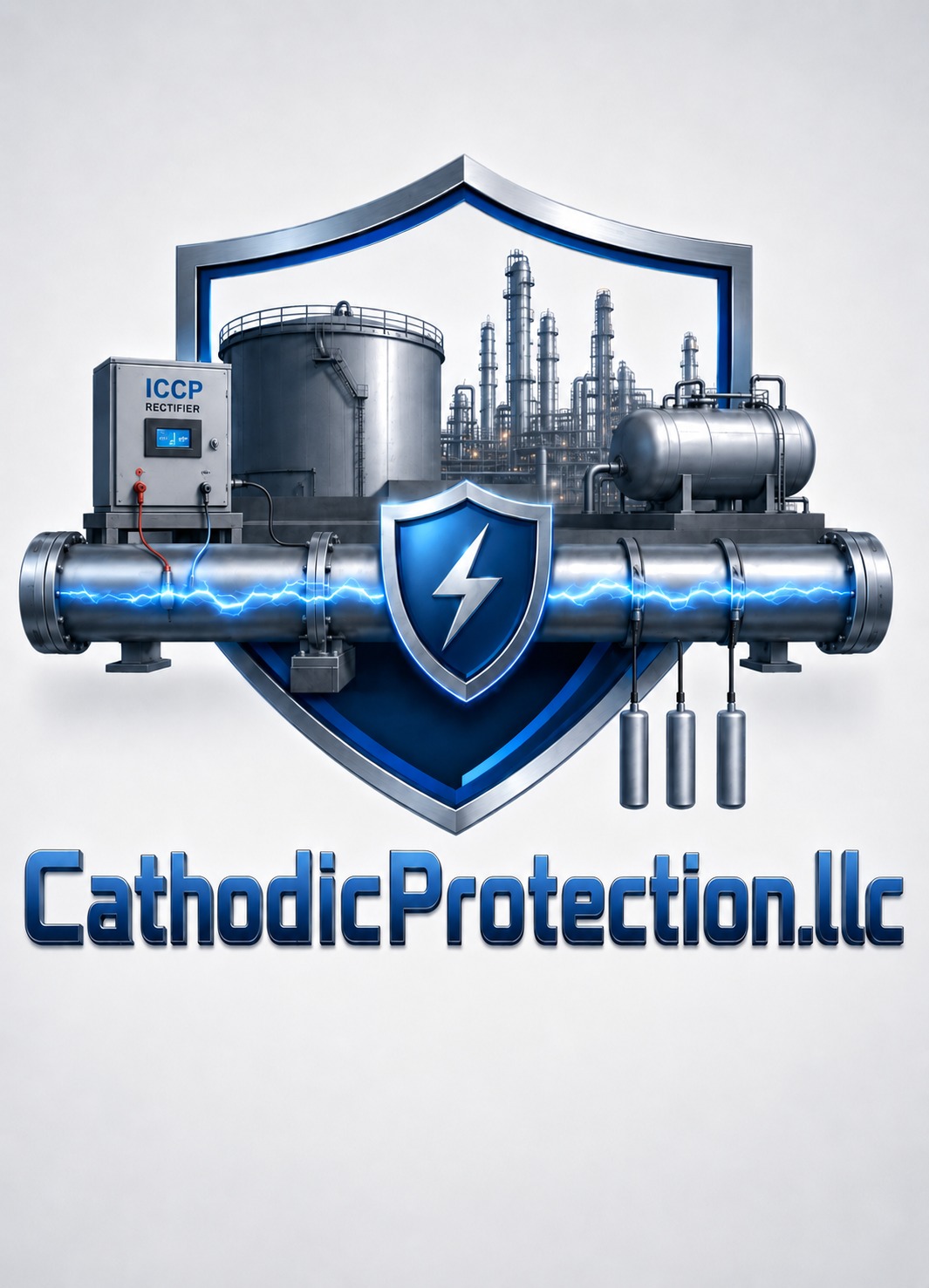 Cathodic protection LLC corrosion control and pipeline protection company.